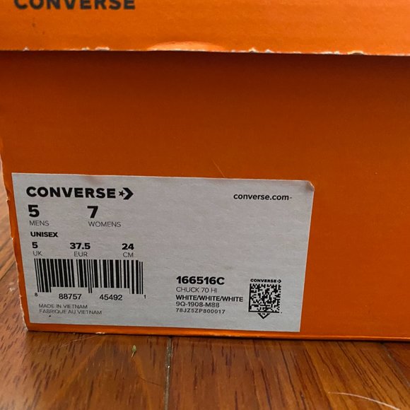 AMBUSH x Converse All-Star 70 Hi - White - Picture 2 of 4